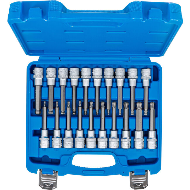 BGS Dopsleutelbitset 1/2" inbus, torx en spline (voor XZN) met kogelkop 20 delig