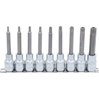 BGS technic Dopsleutelbitset 1/2" Torx met boring 9 delig