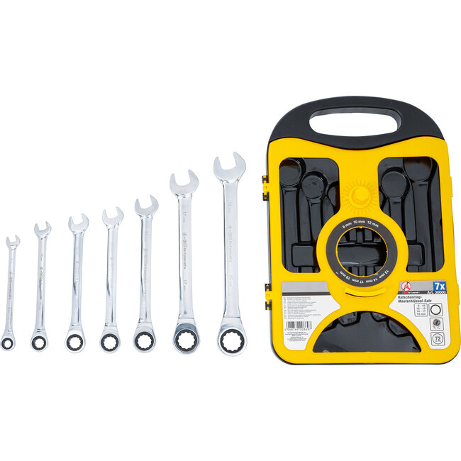 BGS Ratelring-steeksleutelset 8 - 19 mm 7 delig