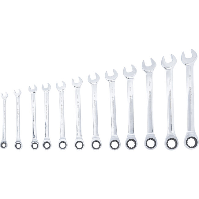 BGS Ratelring-steeksleutelset 8 - 19 mm 12 delig