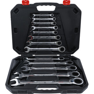 BGS Do it yourself Ratelring-steeksleutelset 8 - 32 mm 13 delig