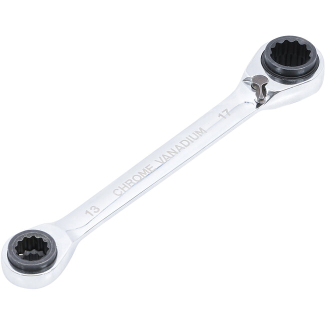 BGS Ratel ringsleutel 4-in-1 10 x 13 - 17 x 19 mm