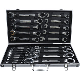BGS Do it yourself Ratelring-steeksleutelset 6 - 32 mm 22 delig