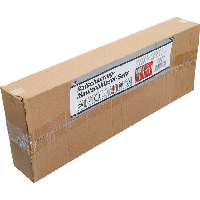 BGS Ratelring-steeksleutelset flexibele koppen 6 - 32 mm 22 delig