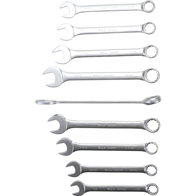 BGS Steekringsleutelset inches 1/4" - 1.1/4" 25 delig