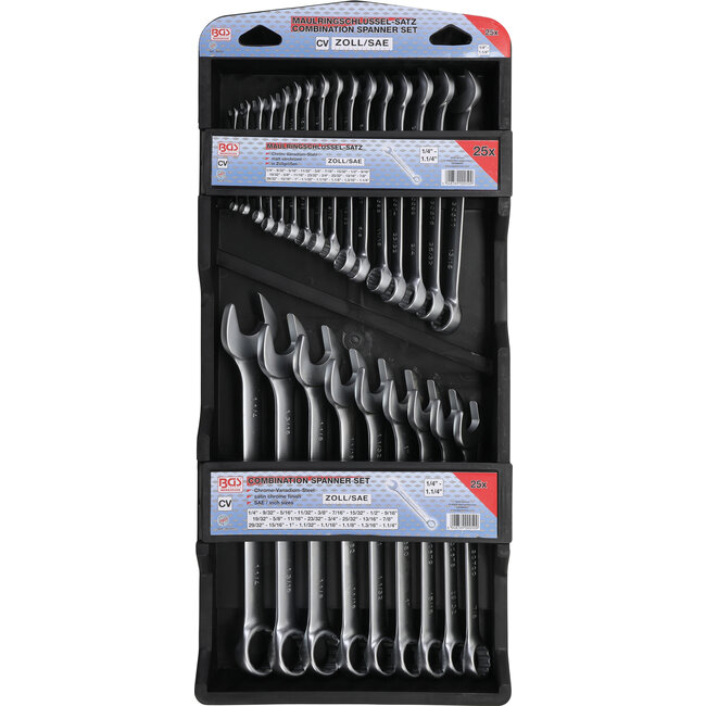 BGS Steekringsleutelset inches 1/4" - 1.1/4" 25 delig