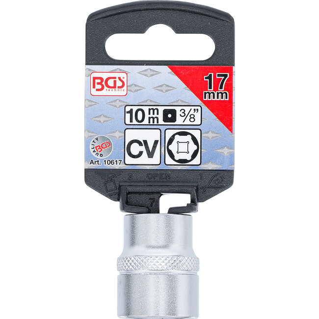 BGS Dopsleutel zeskant 3/8" 17 mm