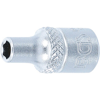 BGS technic Dopsleutel zeskant 1/4" 5/32"