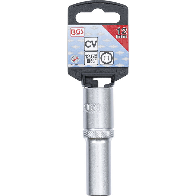 BGS Dopsleutel twaalfkant, diep 1/2" 12 mm