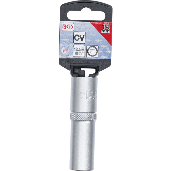 BGS Dopsleutel twaalfkant, diep 1/2" 14 mm