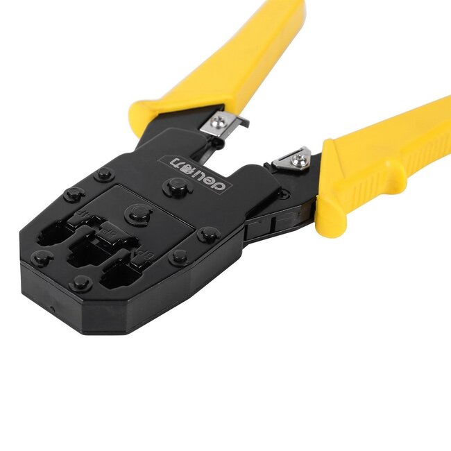 Deli Tools Ethernet-krimptang 4/6/8P RJ45/RJ14/RJ12/RJ9, EDL2468