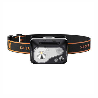 Superfire Hoofdlamp HL07, 320lm, USB, IP67