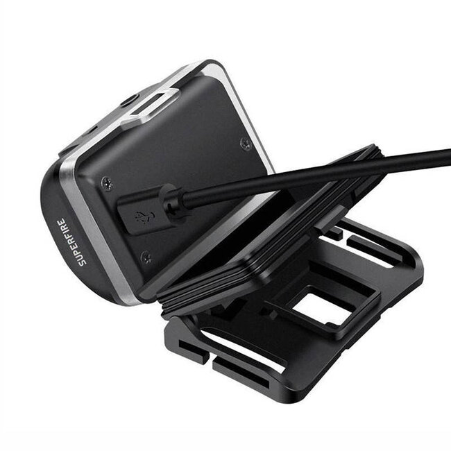 Superfire Hoofdlamp HL07, 320lm, USB, IP67