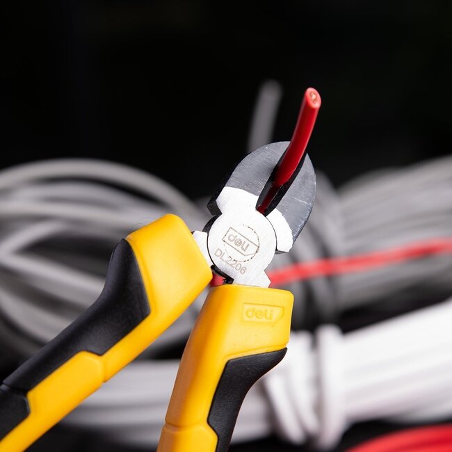 Deli Tools Zijsnijtang 6" EDL2206