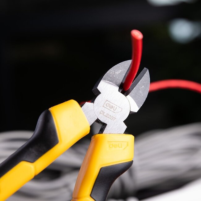 Deli Tools Zijsnijtang 7" EDL2207