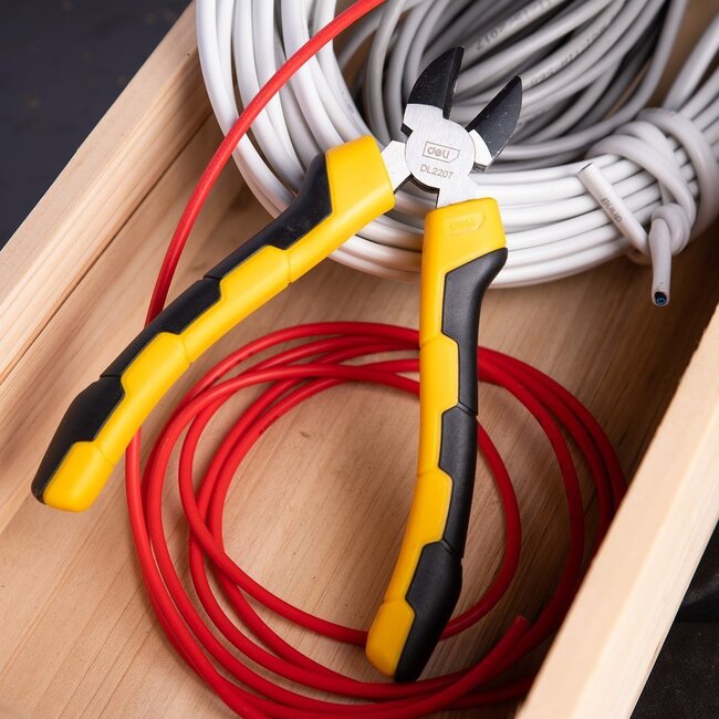 Deli Tools Zijsnijtang 7" EDL2207