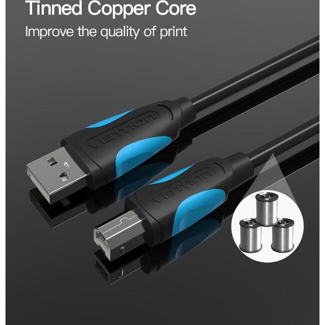 Vention Printerkabel USB 2.0 A naar USB-B VAS-A16-B300 3 meter
