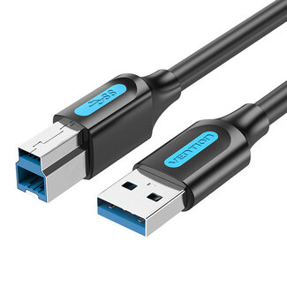 Vention USB 3.0 A naar USB 3.0 B kabel, 3 Meter