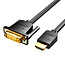 Vention HDMI naar DVI (24+1) kabel Full-HD 1080P 60Hz, 1,5 meter