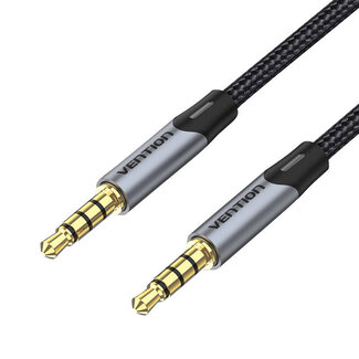 Vention Gevlochten 3,5 mm mini-jack TRRS kabel, 1 meter