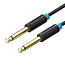 Vention Audiokabel TS 6.3 mm jack-jack mono 0,5 meter