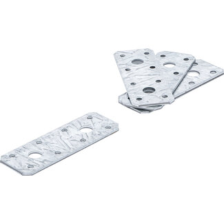 BGS Do it yourself Verbindingsplaat 100 x 35 x 2 mm 4 delig