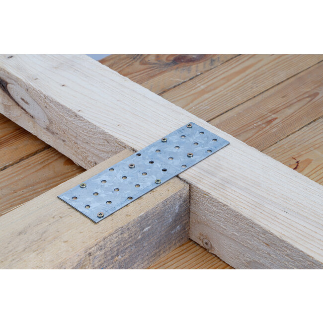 BGS Assortiment stalen gaatjesstrippen 200 x 60 x 2 mm 4 delig