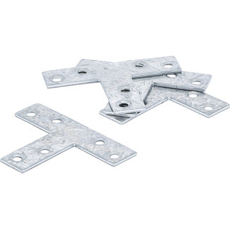BGS Do it yourself T-verbindingsplaat 70 x 50 x 16 mm 4 delig