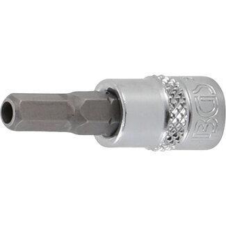 BGS technic Dopsleutelbit 1/4" binnenzeskant met boring 5 mm