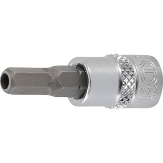 BGS technic Dopsleutelbit 1/4" binnenzeskant met boring 5,5 mm