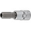 BGS Dopsleutelbit 1/4" binnenzeskant met boring 7 mm