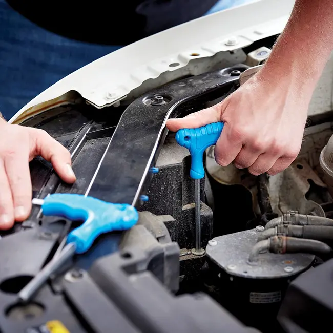 Silverline T-greep zeskantsleutel set - 2 t/m 10 mm - 10 delig