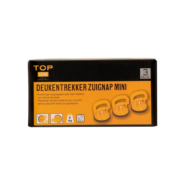 Topgear Deukentrekker zuignap mini 3 delig