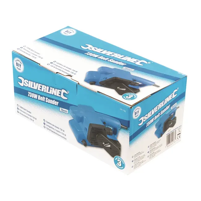 Silverline Bandschuurmachine - 75 x 457 mm - 730 Watt