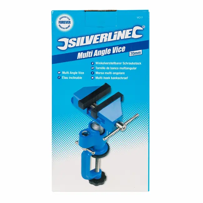 Silverline Multi-hoek bankschroef 70 mm