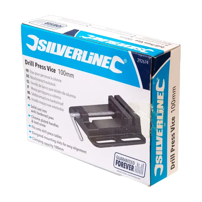 Silverline Tafelboormachine Bankschroef 100 mm