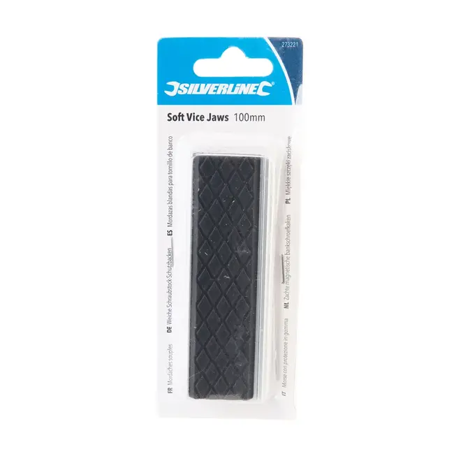 Silverline Zachte magnetische bankschroefkaken 100 mm