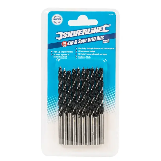 Silverline Houtboor - 5 mm - 10 stuks