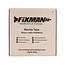 Fixman Afzetlint - rood/wit - 70 mm x 500 meter