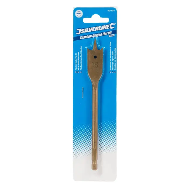 Silverline Speedboor met titanium coating 18 mm