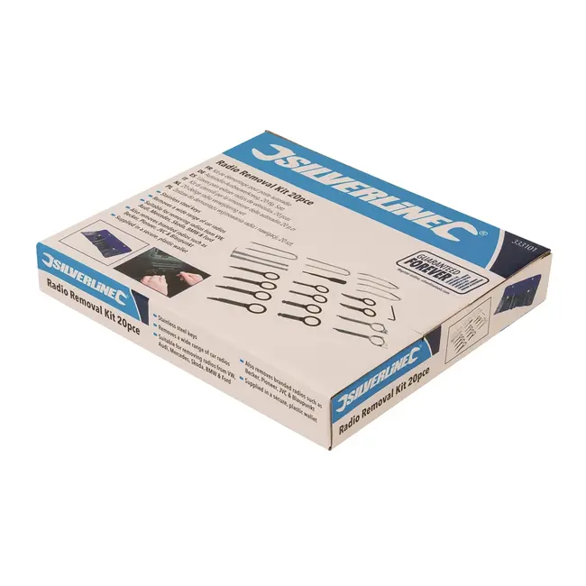 Silverline Radio verwijdering set - 20 delig