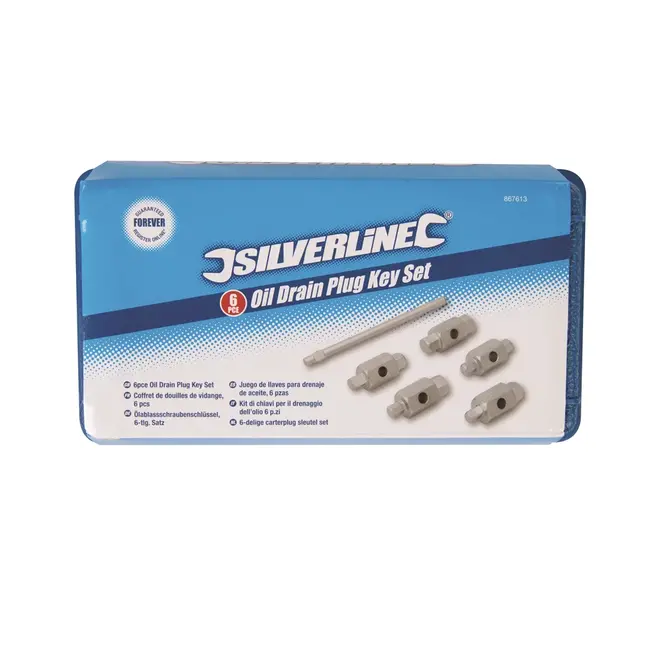 Silverline Carterplug sleutel set 6 delig