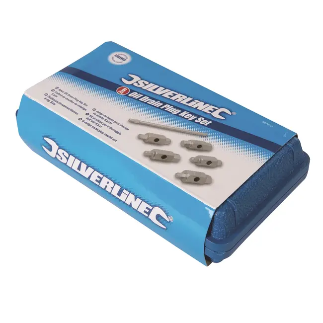 Silverline Carterplug sleutel set 6 delig