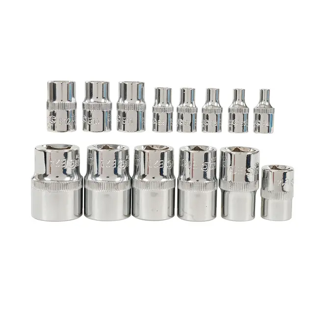 Silverline Doppen set E-Torx - E4 t/m E24 - 14 delig
