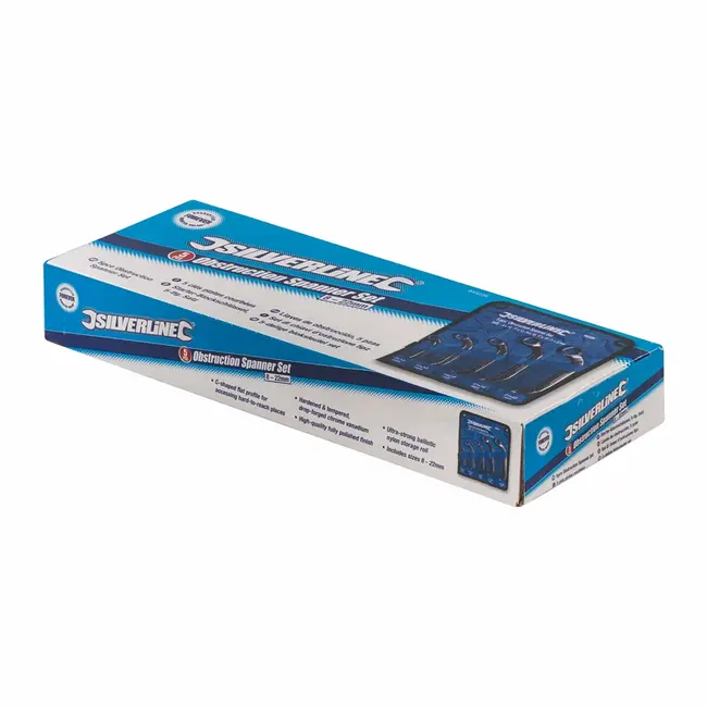 Silverline Bloksleutel set - 8 t/m 22 mm - 5 delig