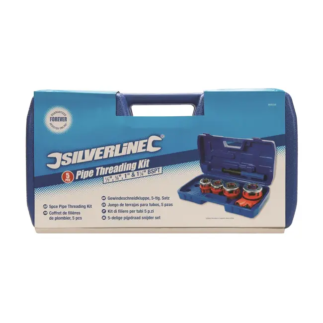 Silverline Pijpdraad snijder set - 13, 19, 25 en 32 mm