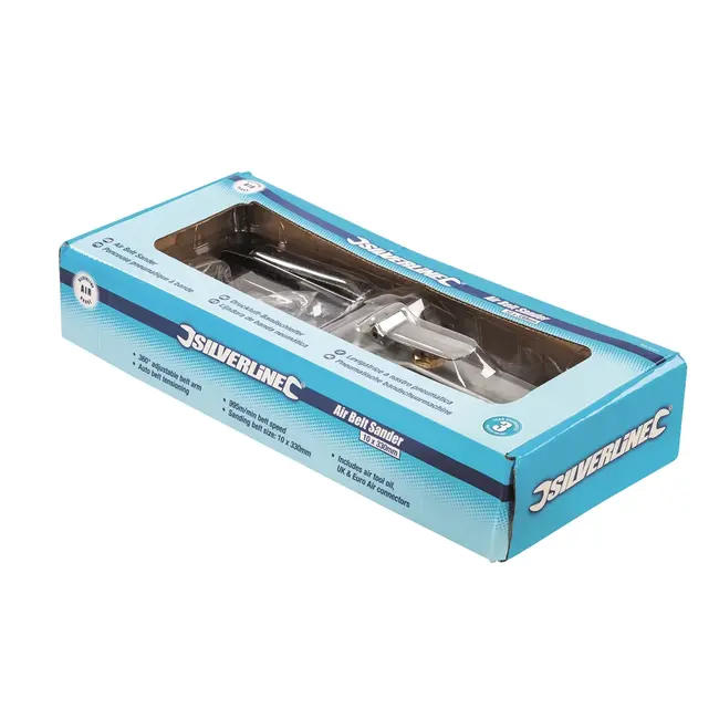 Silverline Pneumatische bandschuurmachine 10 x 330 mm