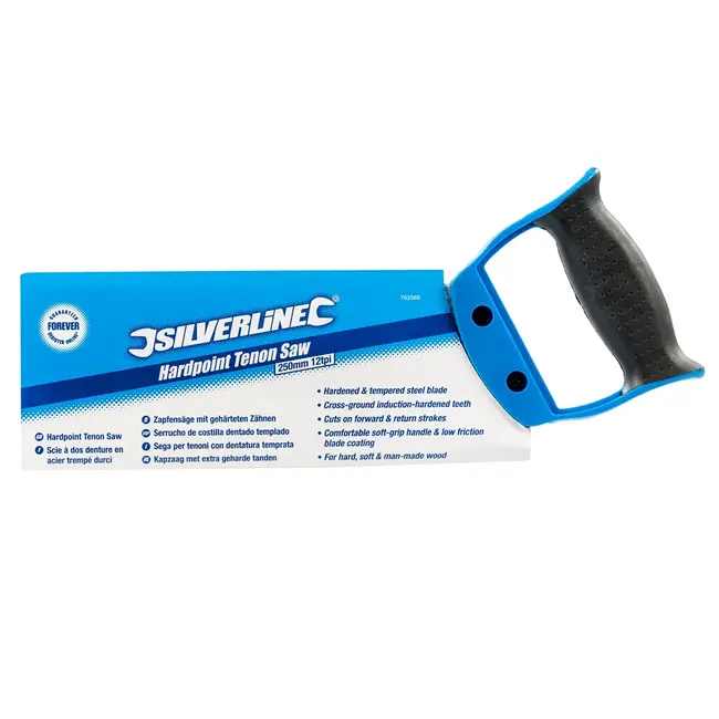 Silverline Kapzaag met geharde tanden 250 mm, 12 tpi