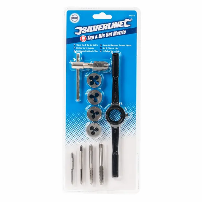 Silverline Tap en snij set - 10 delig