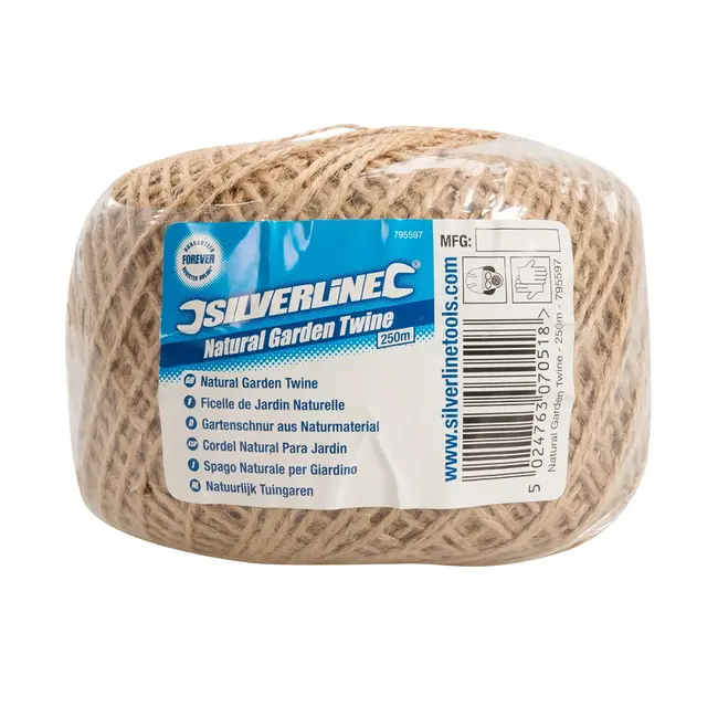 Silverline Natuurlijk tuin touw 250 meter